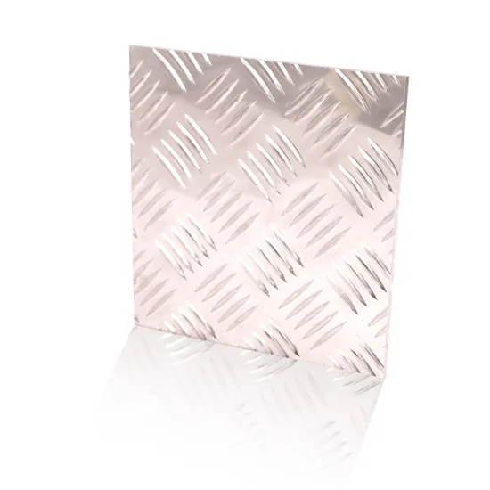 China Supplier Wholesale 5 Bars Diamond Checkered Embossed Aluminum Sheet