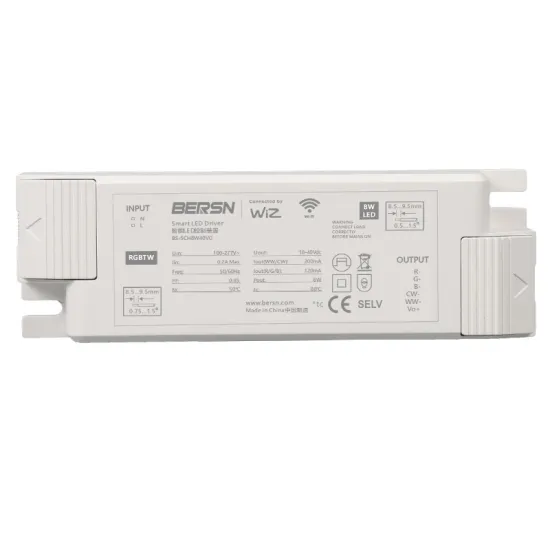 RGBTW Smart LED Power Supply 8W - WiFi Controlled 100-277V Driver