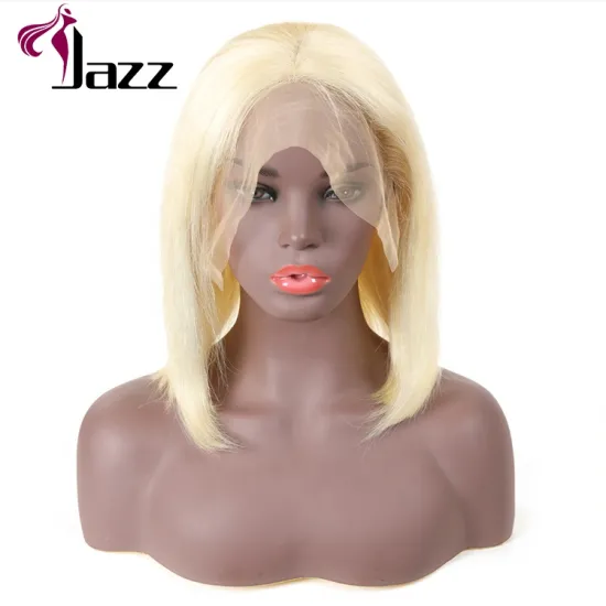 Original Remy blonde short bob woman human hair wig