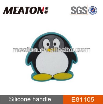 Cute penguin shape handle for children room