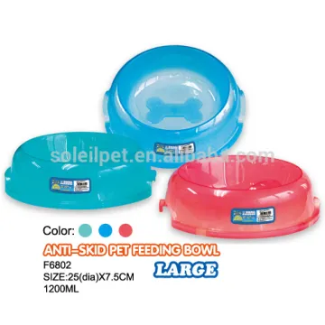 2015 Top Selling Plastic Dog Bowl Pet Food Bowl