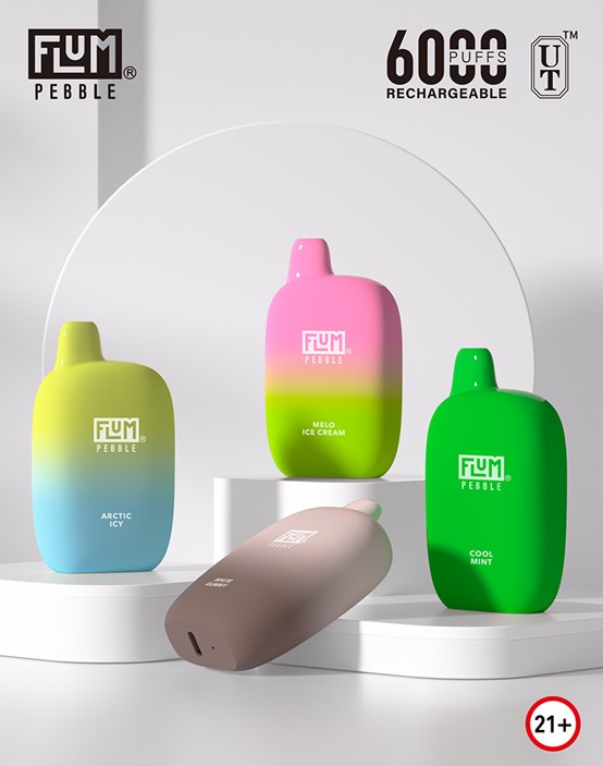 Flum Pebble Fluum Bar 6000 Puffs Vape descartável