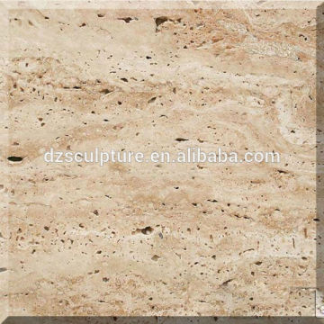 Natural yellow travertine