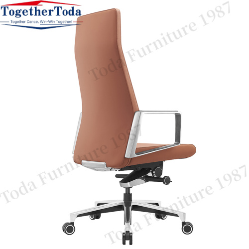 Nice orange cheap leather office chair