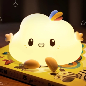 Wholesale USB Rechargeable Silicone Cloud Night Light for Baby Kids