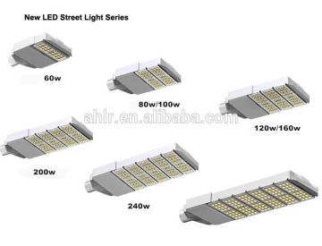 2015 high power IP68 MODULAR DESIGNED UL/EMC/CE LED STREET LIGHT 60w-240w