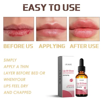 OUHOE Lip Oil: Moisturizing & Anti-Dryness Lip Treatment
