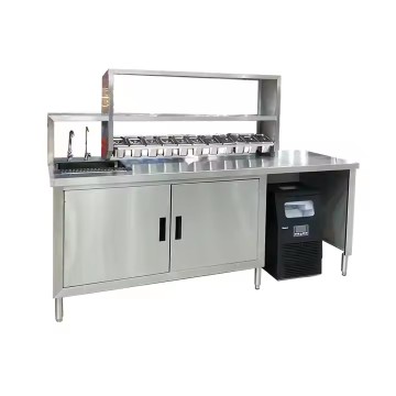 Customize Drink Station Table Counter for Milk Tea - New Design for Milk Tea Equipment