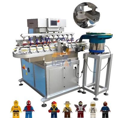 Pneumatic Multi-Color Automatic Pad Printing Machine for LEGO Toys