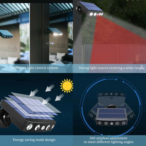 Solar Wall For Patio Yard Solar Wall Light PIR Motion Sensor Factory