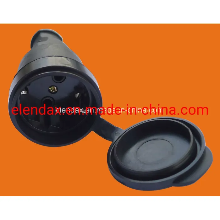 Steker Karet Schuko Elendax IP44 Kelas 16A/250V (P6061)