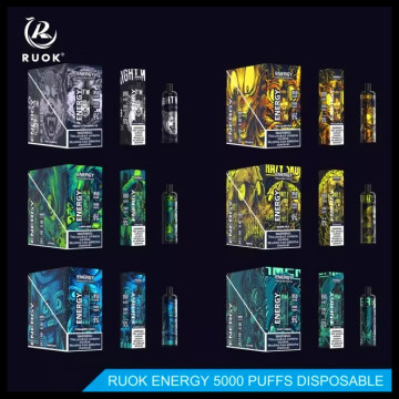 Италия горячая продажа Ruok Energy 5000 Puffs