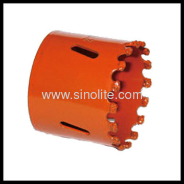 Tungsten Carbide Gritted Hole Saw Sizes 19-102mm (3/4"--4") 