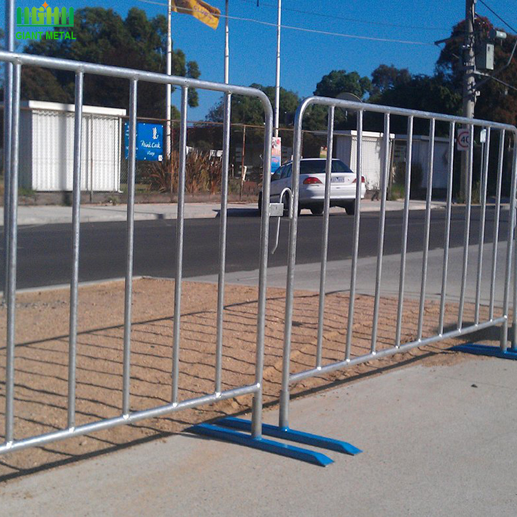 supply aluminum crowd control barrier iron crowd control