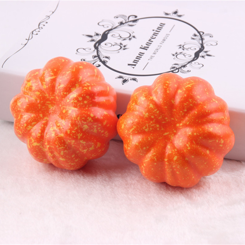 Big Realistic Fall Mini Artificial Pumpkins Foam Pumpkins 8.5cm Small Pumpkins Fake Foam Halloween Decorative Pumpkins