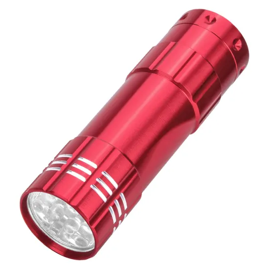 395nm & 365nm UV Mini LED Tactical Flashlights - AAA Battery Powered UV Pen Light