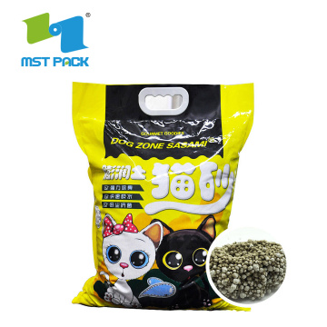 Logo Kustom Cat Litter Bag Stand Up Packaging