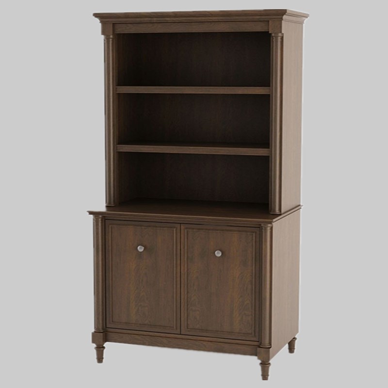 Solid Wooden Bookshelf Oak Large Bookcase