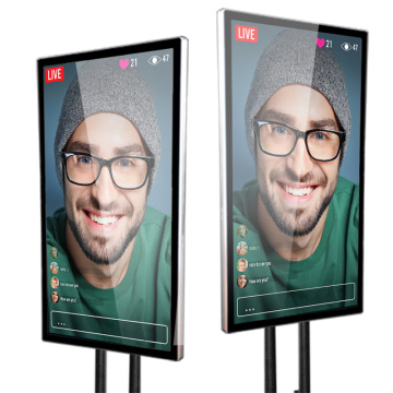 43" live streaming screen touch display