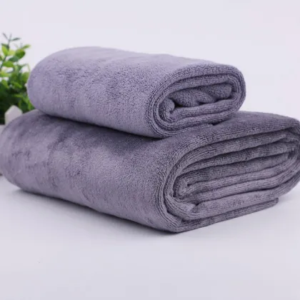 White hotel towel set / hotel bath towel / hotel towel with shower cap