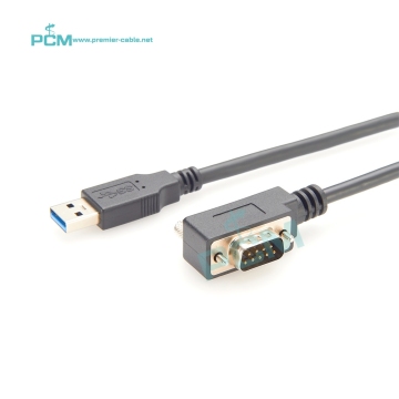 USB2.0 to DB9 Male 5Pin Down Right Angle FTDI RS232 Serial Communication Cable: The Ultimate Solution for Your Connectivity Needs
