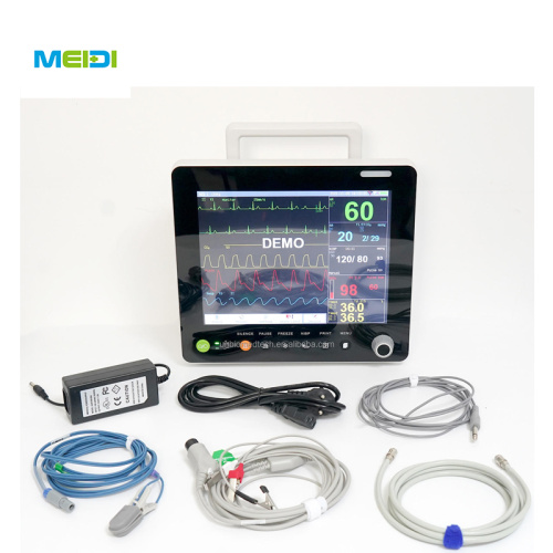 MEIDI Veterinary Multiparameter Medical Monitor with Capnograph Telemetry Monitor Machine Human bluetooth Monitor