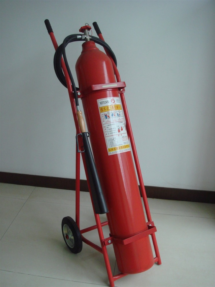 Aluminum 50kg Trolley Co2 Fire Extinguisher