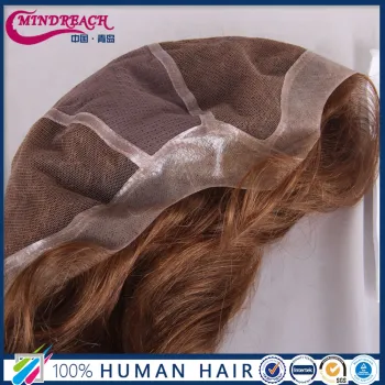 Wholesale price short hair with Pu around virgin brazilian hair PU lace wig