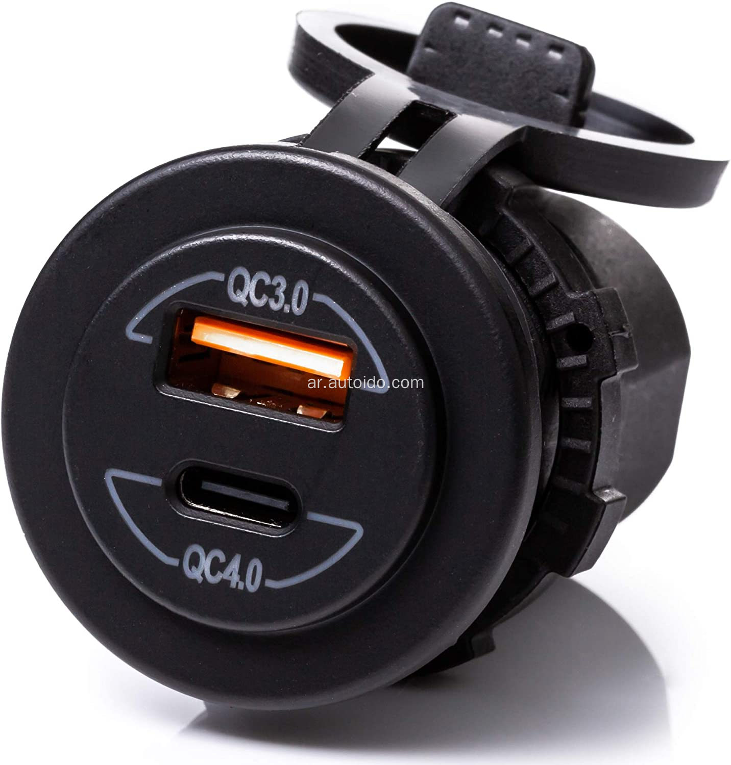 DC 12V QC4.0 Type-C PD شاحن USB المزدوج