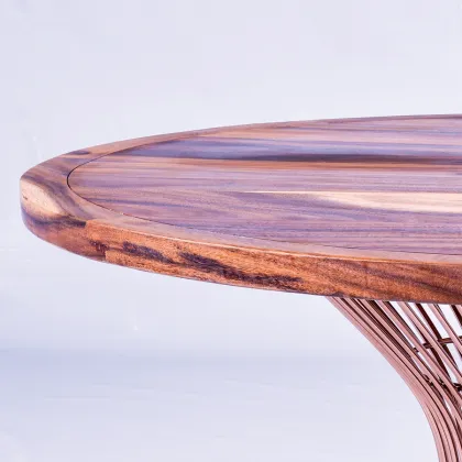 Goolee 2017 Hot Sale Mushroom Design Round Wooden Dining Table