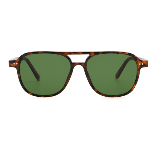 Retro Double Bridge Pilot Candy Sunglasses