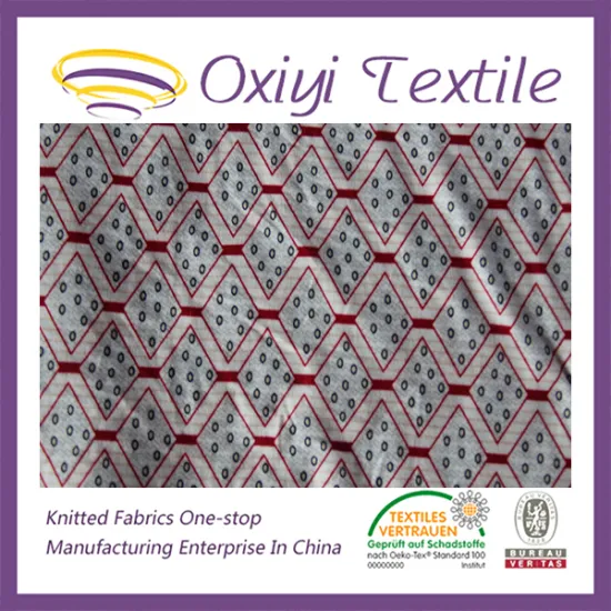 100% printed Single polyester jersey knit fabric wholesale factory,girls polyester frock designs