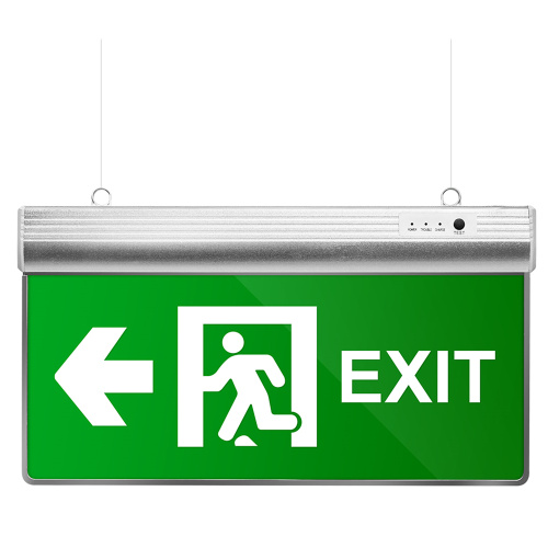 Gesneden exit -tekenlicht