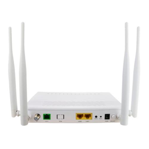 Лучший продавец двойной gpon 1ge+1fe+catv+wifi ont