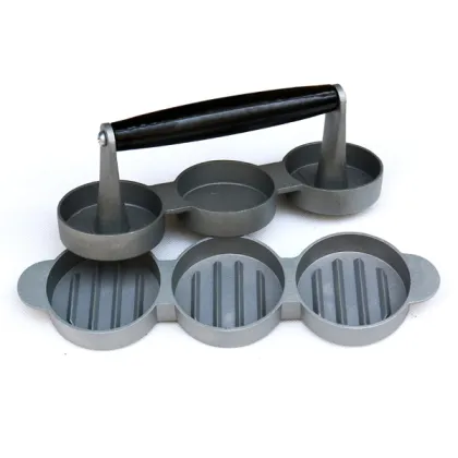 Hamburger Press for Grill - Mini Burger 3 in 1