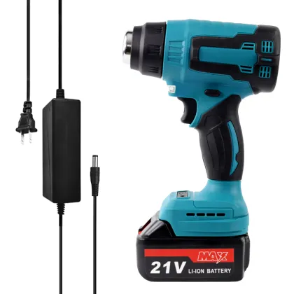 Portable Electric Heat Air Gun - Wireless Hot Air Gun Battery Powered Heat Blower
