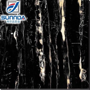 SUNNDA polished porcelain black and white checkered tile that looks like marble
