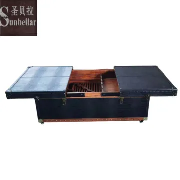 Luxury Retro Vintage Storage Trunk Coffee Table