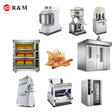 Équipement de boulangerie commerciale: Affichage de comptoir réfrigéré et machine à pétrir de pâte en acier inoxydable