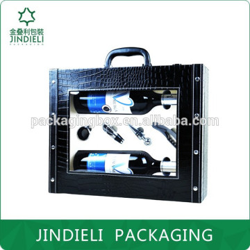 fashion style wine bottle gift box packaging