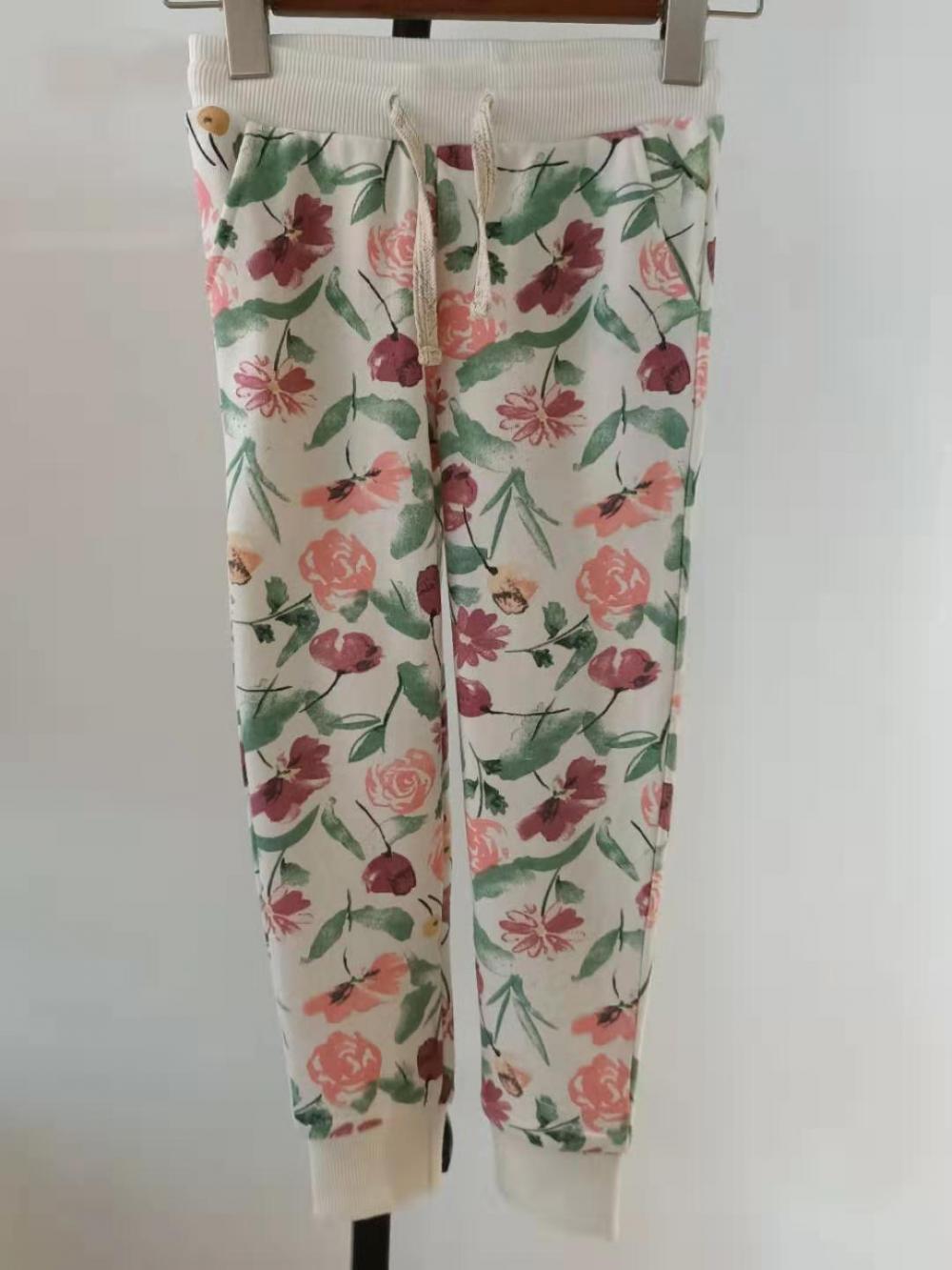 rib wasit girls pant