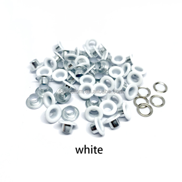 Black Metal Stainless Steel Curtain Eyelets/Grommets for Clothing and Shoes