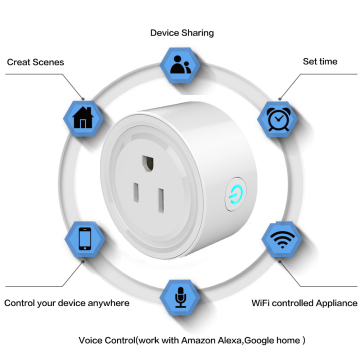Chaoran IFTTT Smart Home WiFi Outlet US Wall Wireless Smart Outlet Socket