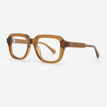 Square Powerful Acetate Men's Optical Frames 23A3094