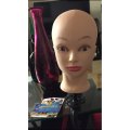 CAMMITEVER Mannequin Head with Holder Hairdress Doll Female Mannequin Head Plastic Mannequin Head For Wigs