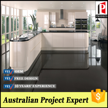 High gloss HPL Laminate kitchen set modern designs