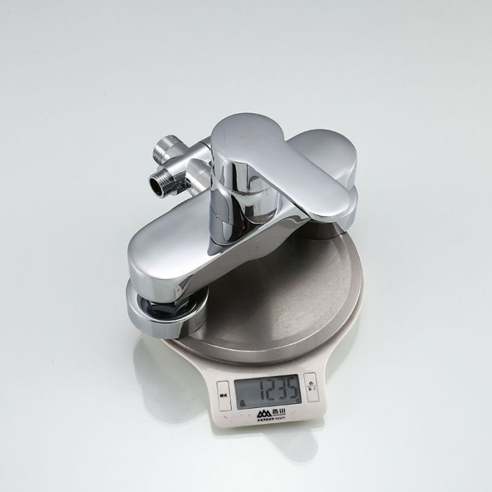 Zinc Alloy Shower Mixer with Electroplating Finish