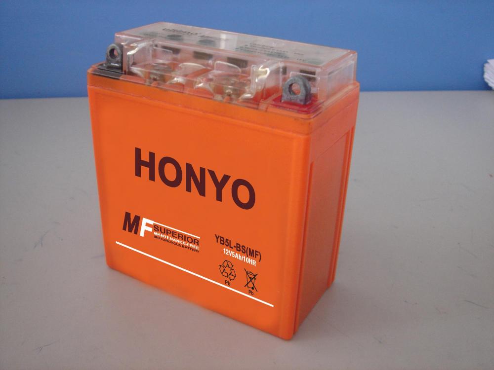 12V 5Ah MF Motorcycle Batteries