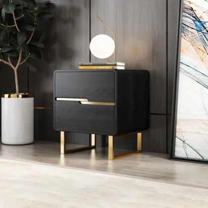 Bedroom Furniture Nordic Bedside Table Wooden Nightstand