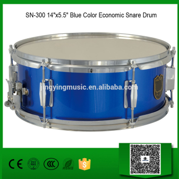 SN-300 14" x5.5" Blue Color Economic Snare Drum